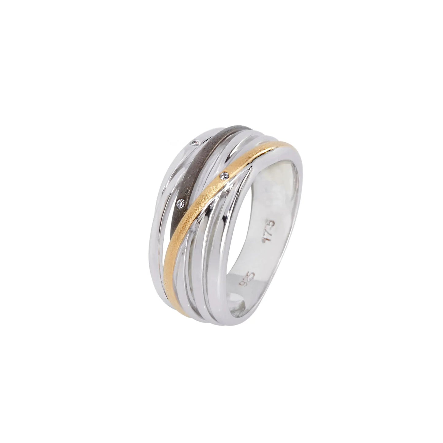 Yo Design Ring Infinity Black T0900 by Jwls4u