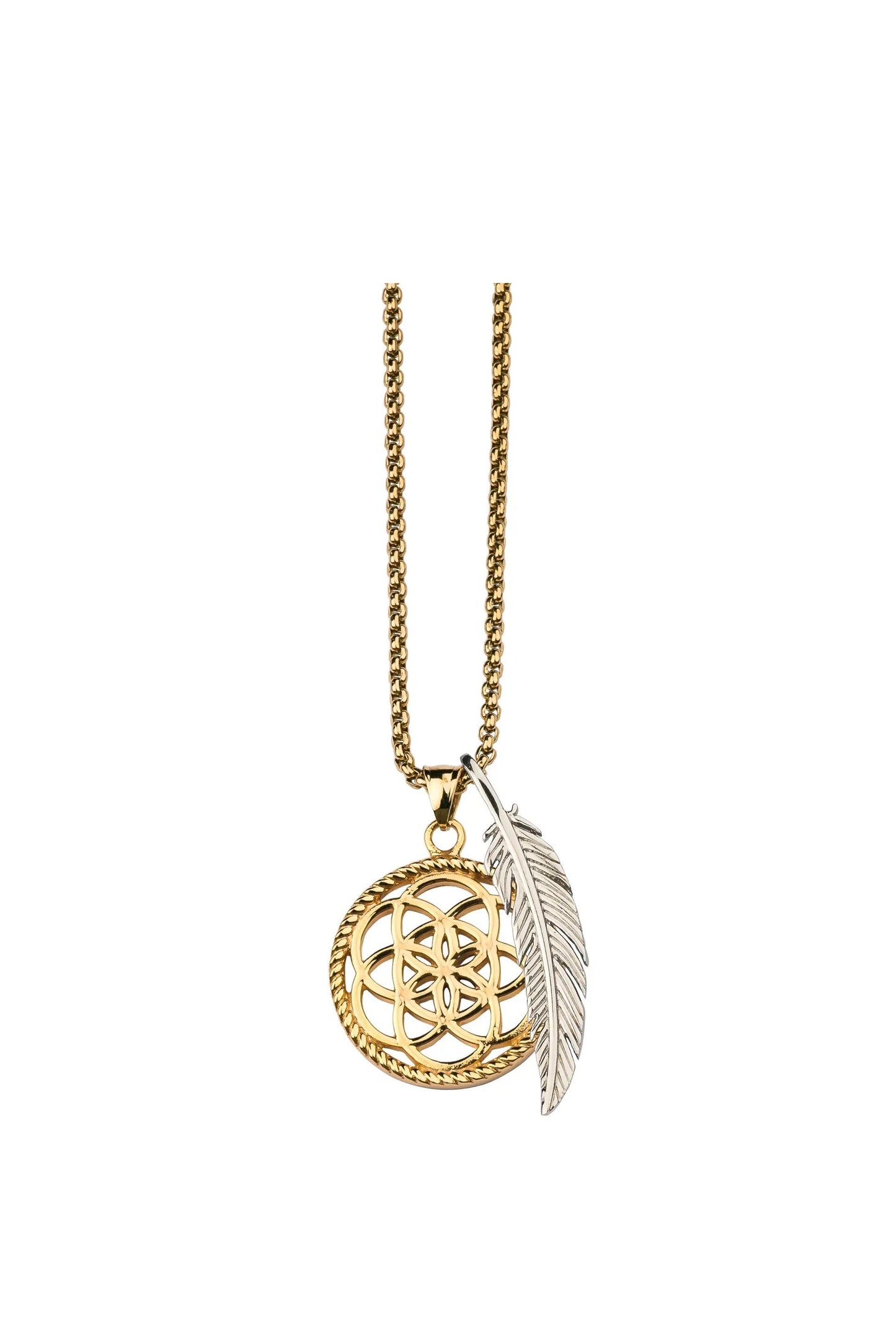 Dreamcatcher Ketting Flower Set TFS02GGS by Jwls4u