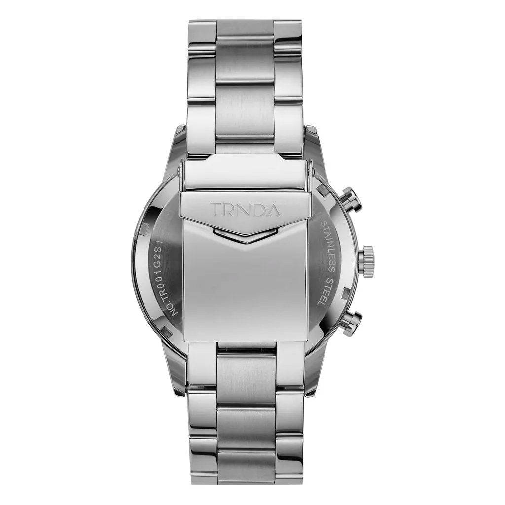 Trnda Men's Stainless Steel Watch, Gradient Gray Dial | Trn-Ss43 by TRNDA