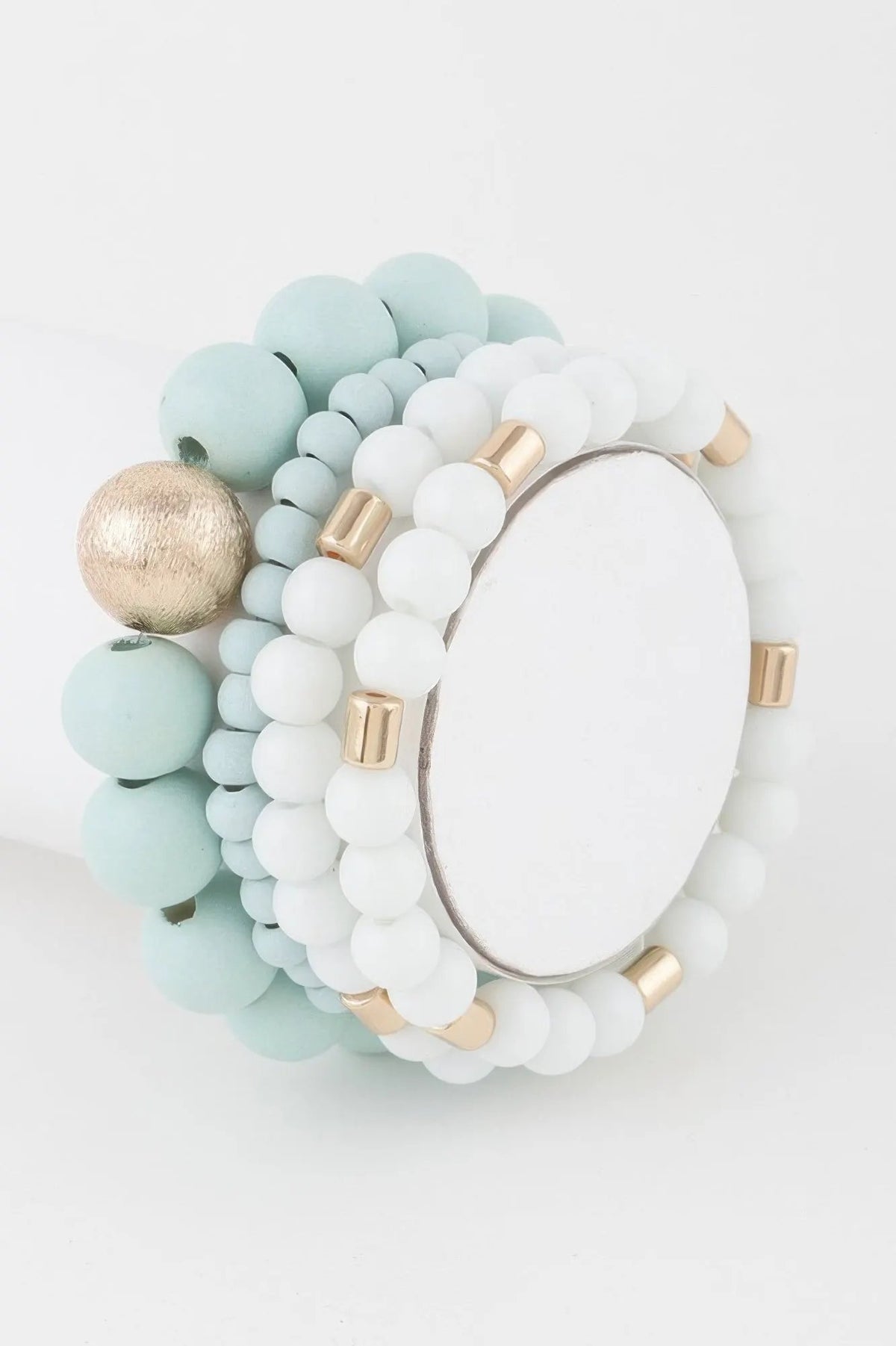 TRIBECA Multi Two-Toned Beaded Bracelet - New Collection Los Angeles - BYMANYC ® New York by BYMANYC ® New York