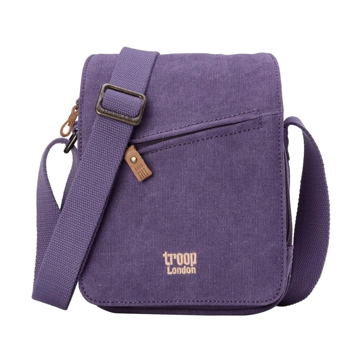 Canvas Flap Across Body Bag | TRP0239 by Troop London