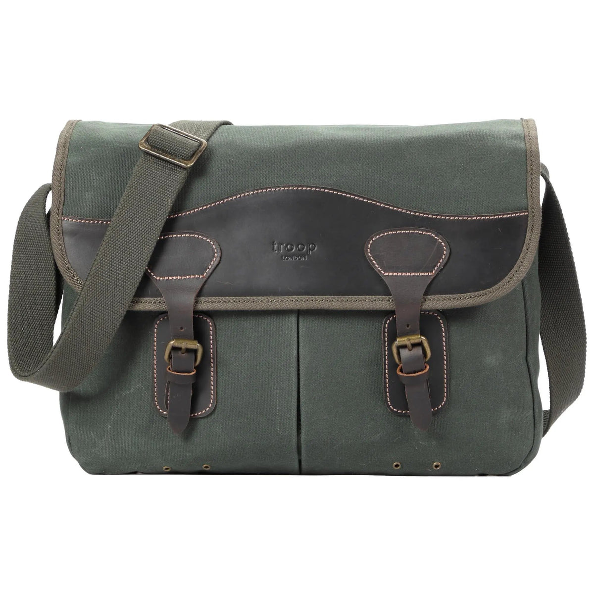 Heritage Canvas Messenger Bag 13 Inch | TRP0544 by Troop London