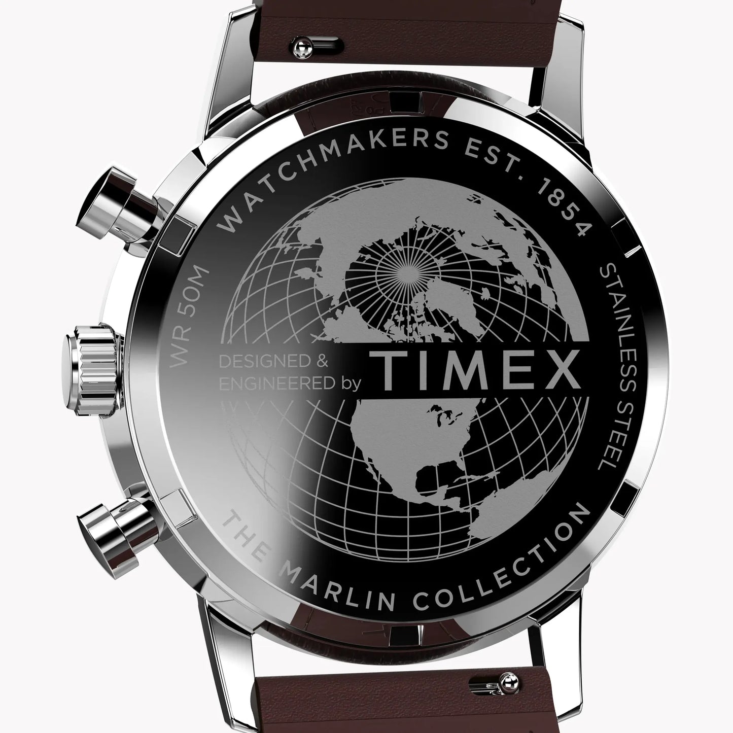 TIMEX Men's Stainless Steel, Brown Leather | TW2W10200 by TIMEX