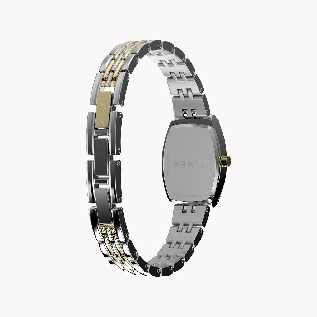 Women’s Two-Tone Case & Bracelet with Green Dial TW2Y22300 | Elegant Watch by TIMEX