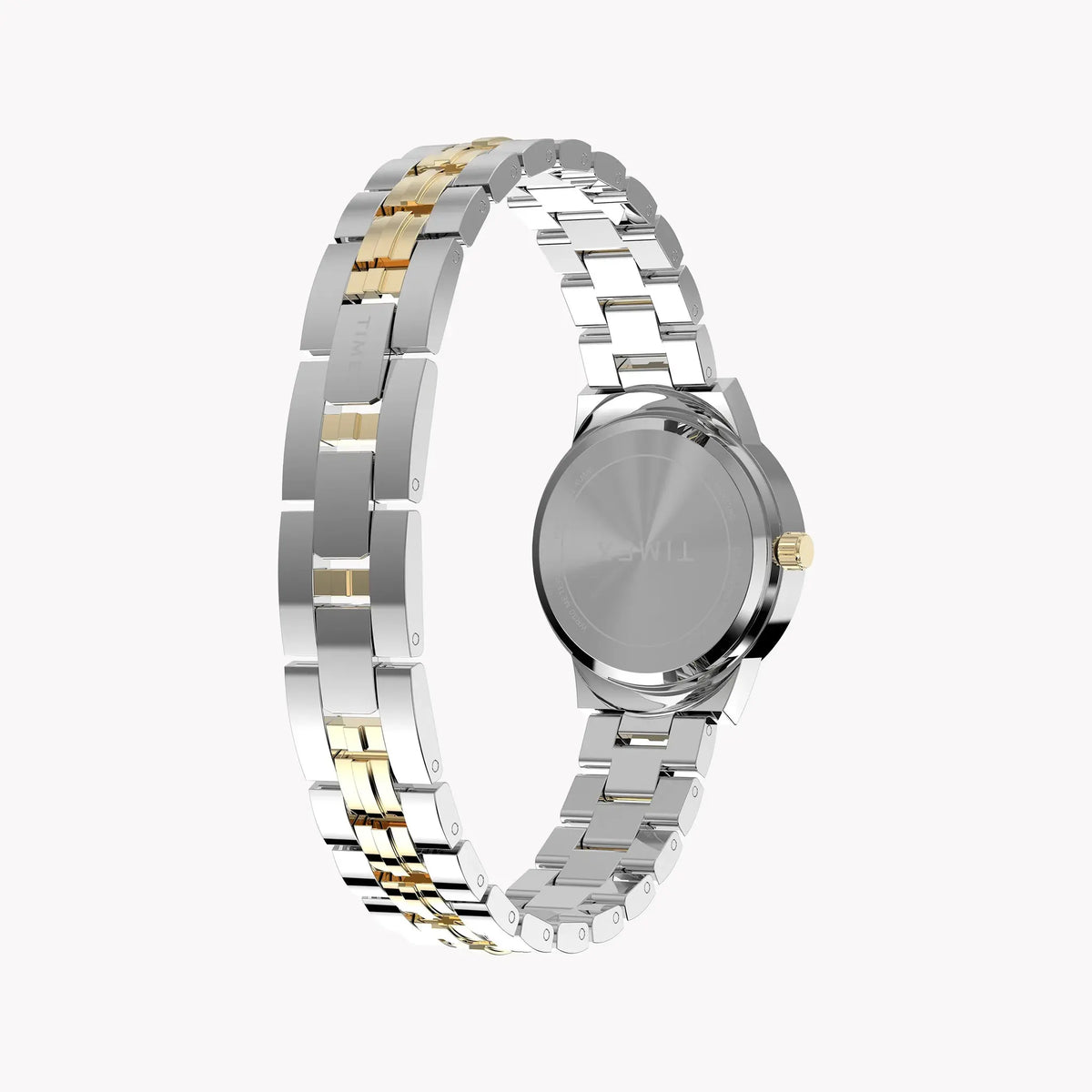 Women's Two Tone Case & Bracelet with Silver Mother of Pearl Dial | TW2Y38300 by TIMEX
