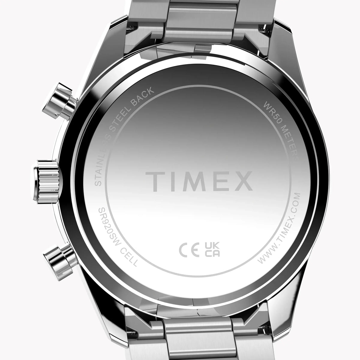 TIMEX Men's Silver-Tone Stainless Steel, Green | TW2Y62100 by TIMEX