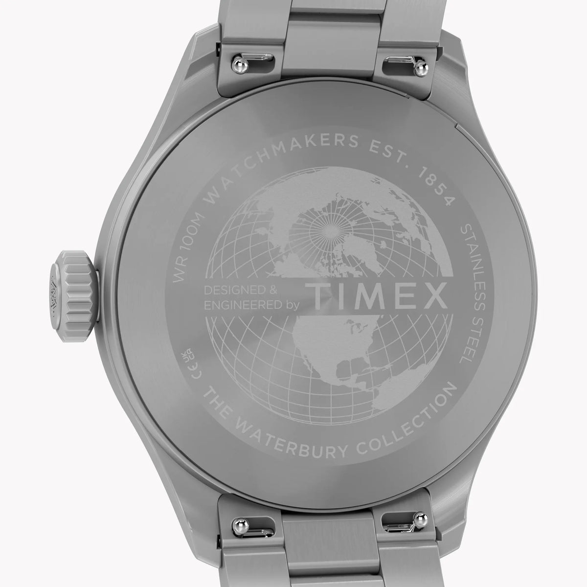Timex Men's Silver-Tone Stainless, Black Dial | TW2Y70300 by TIMEX