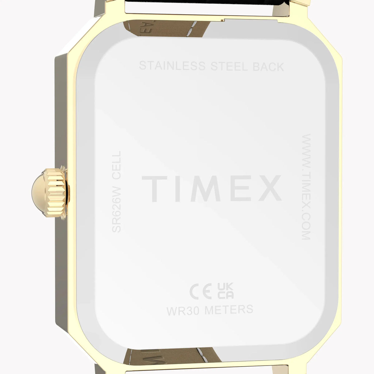 Timex Women's Gold-Tone, Black Leather | TW2Y71900 by TIMEX