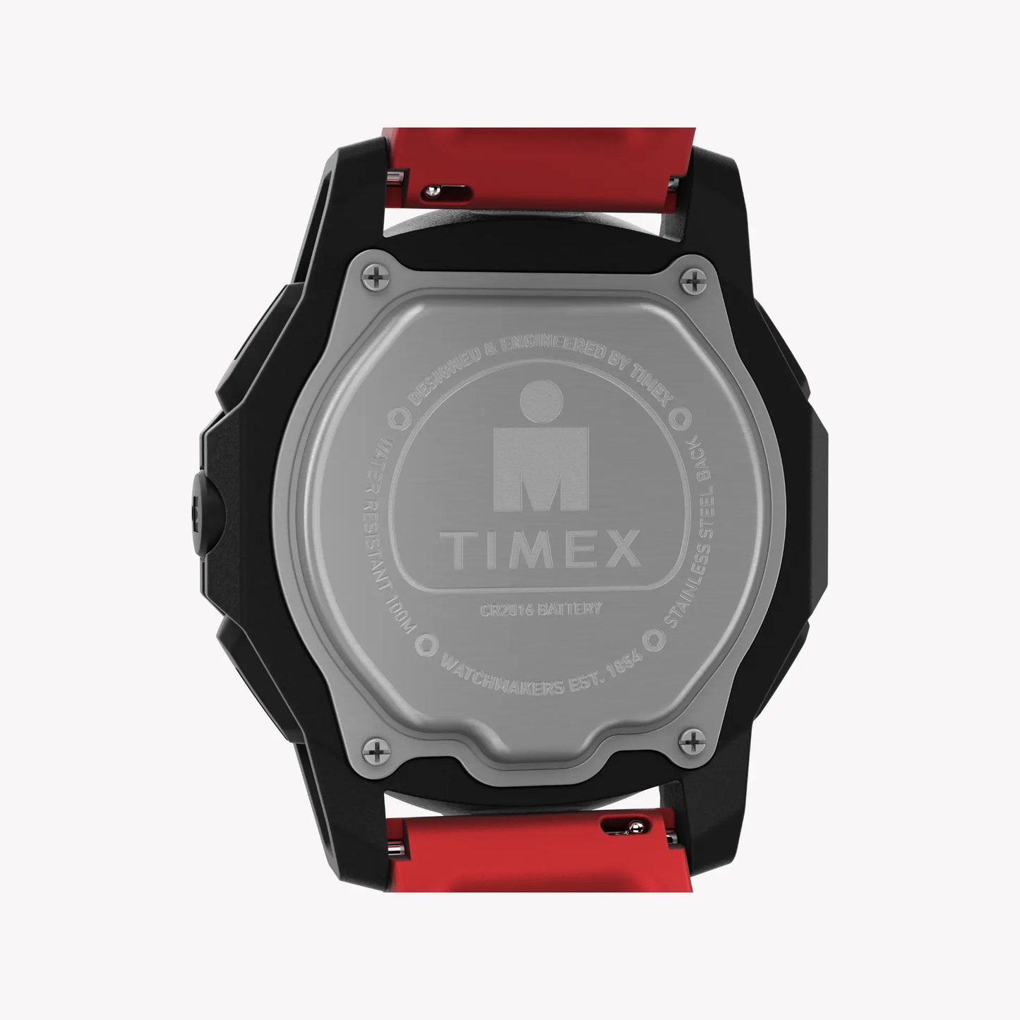 Timex Men's Resin/Rubber, Black/Red | Tw5m57900 by TIMEX
