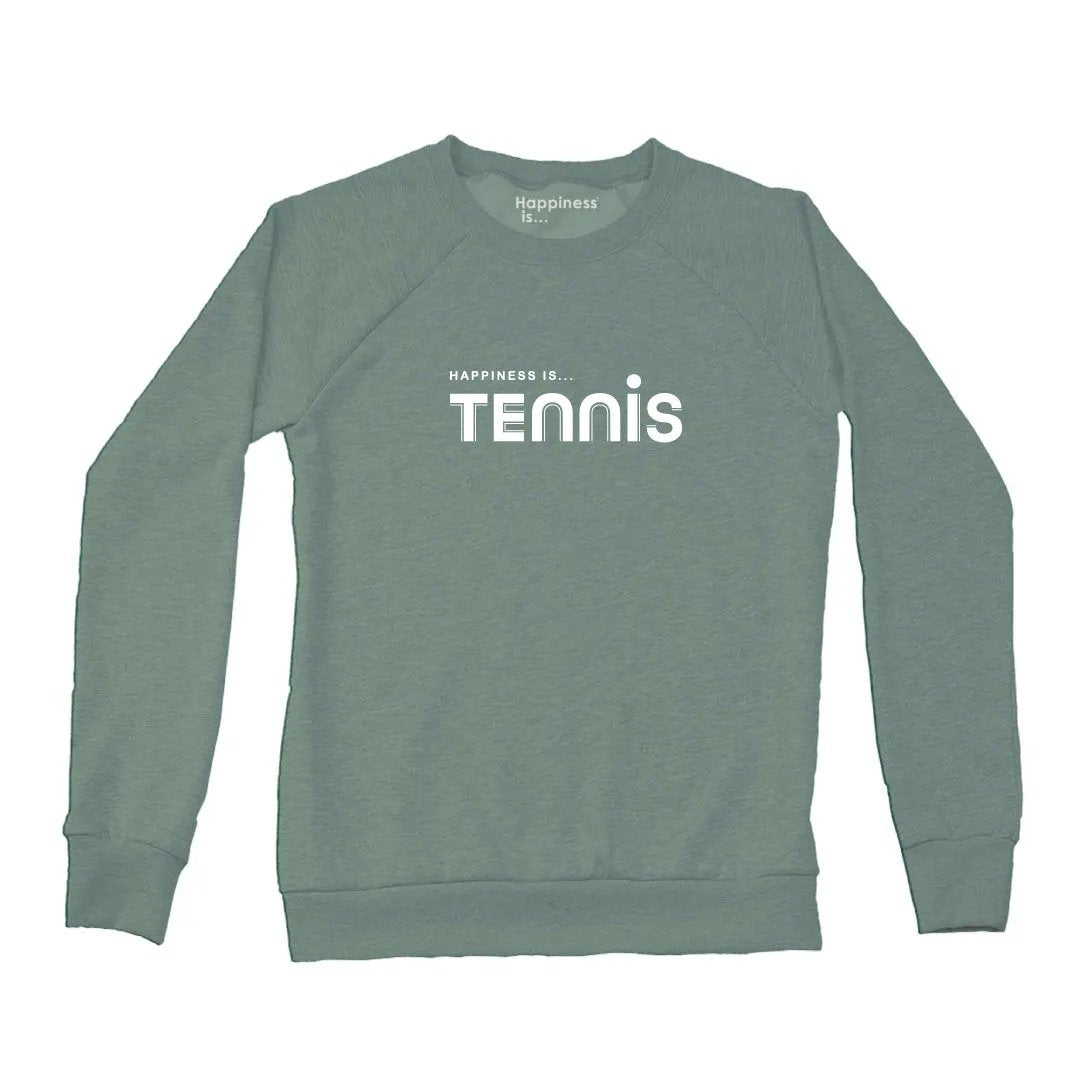 Women's Tennis Crew Sweatshirt, Sage by Tennis Collection