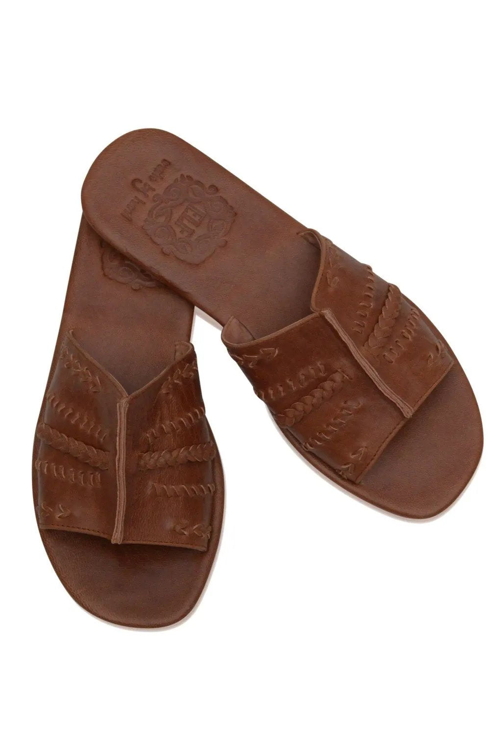 Dolce Vita Leather Slide Sandals by ELF