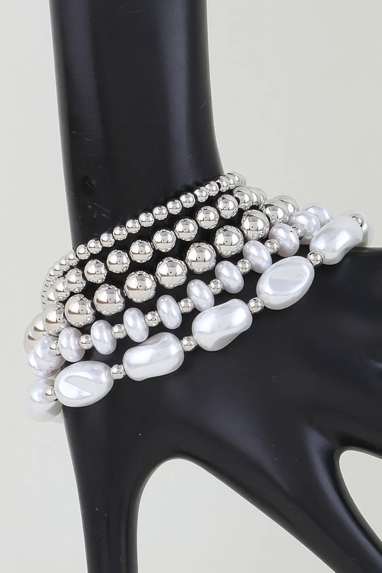 Women's Beaded Bracelet Multi Polished Stone BYMANYC ® New York COLORFUL STACKABLE STRAND BRACELET - New Collection by BYMANYC New York