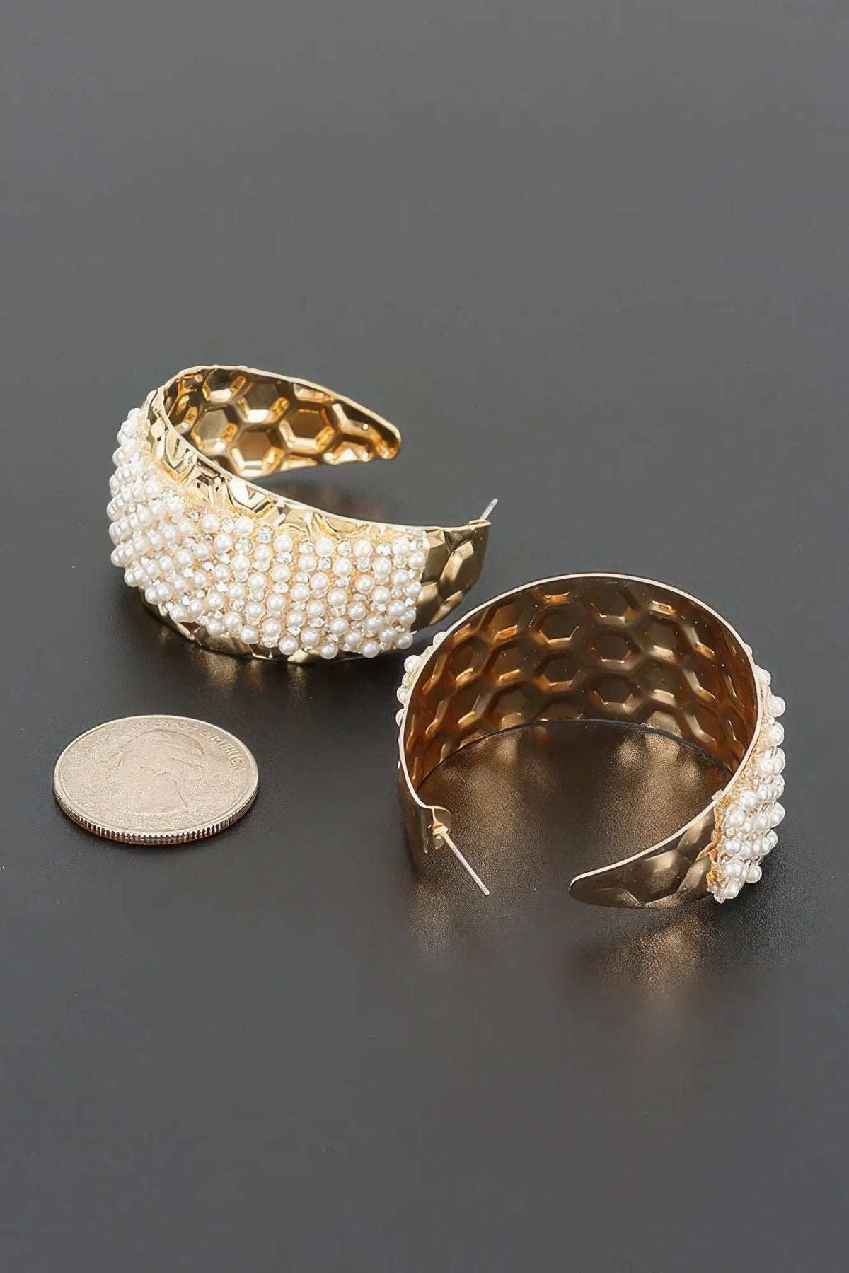 Women's Earrings Hoops Beaded BYMANYC ® New York SOHO CUFF - New Collection by BYMANYC New York