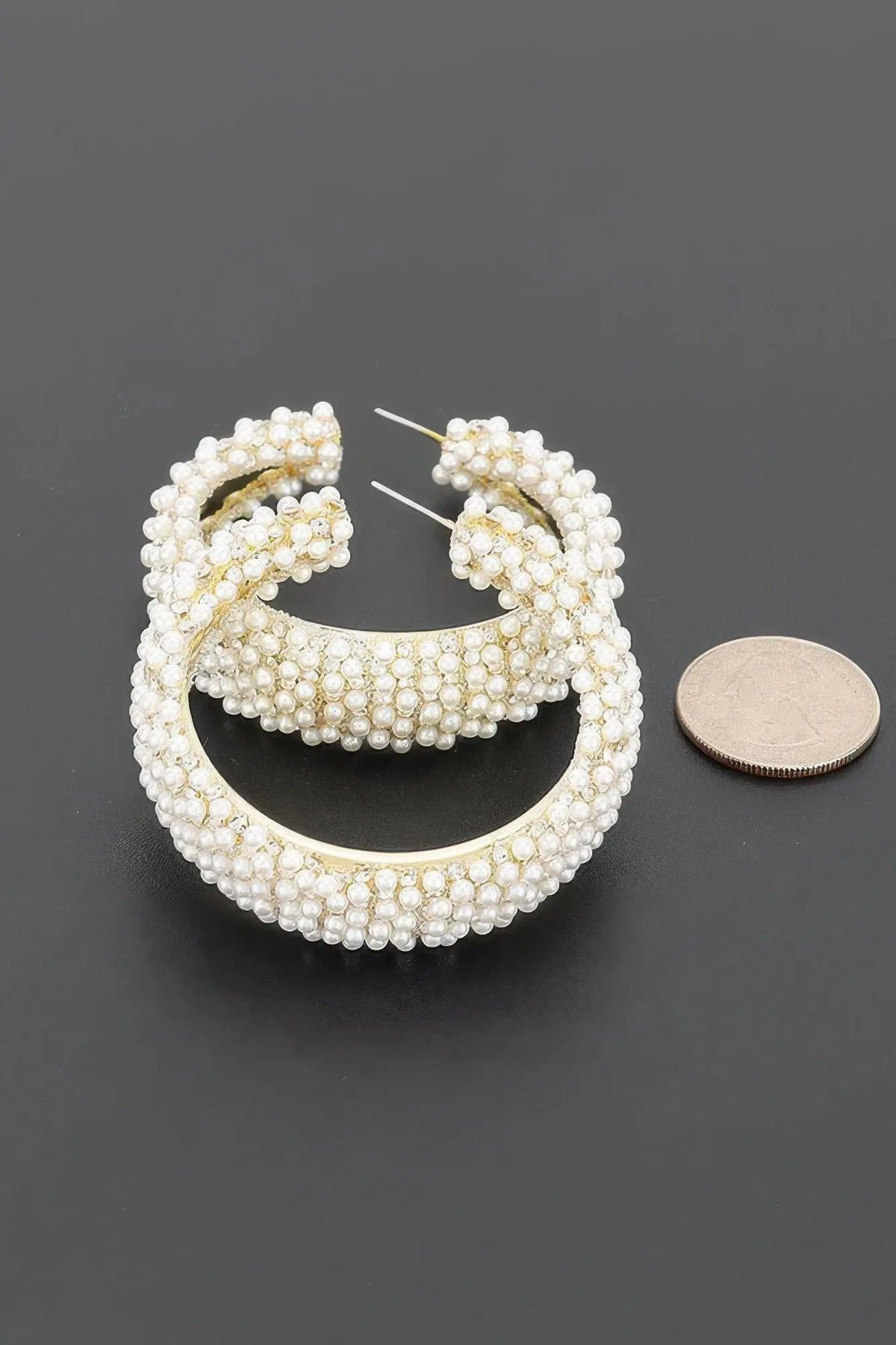 Women's Earrings Hoops Pearl BYMANYC ® New York MADISON PEARL - New Collection by BYMANYC New York