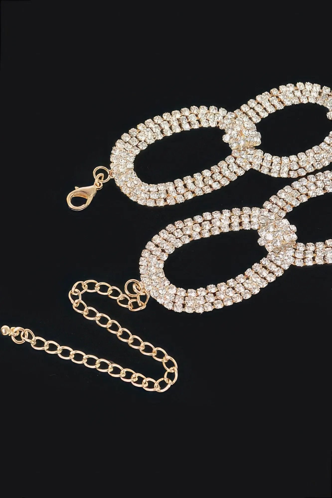 BYMANYC New York Broadway Rhinestone Choker For Women High Shine Glamour by BYMANYC ® New York