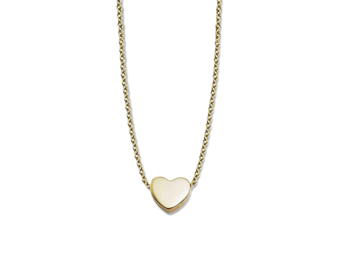 Ketting Hartje Goudkleur XN009G by Jwls4u