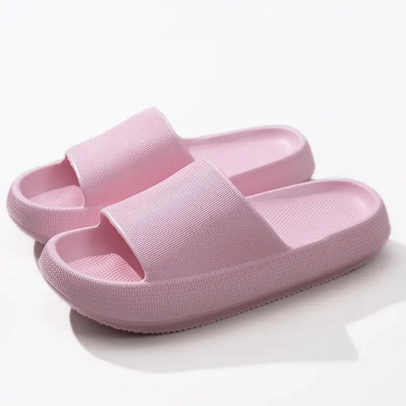 Open Toe Platform Slippers by Partner Label