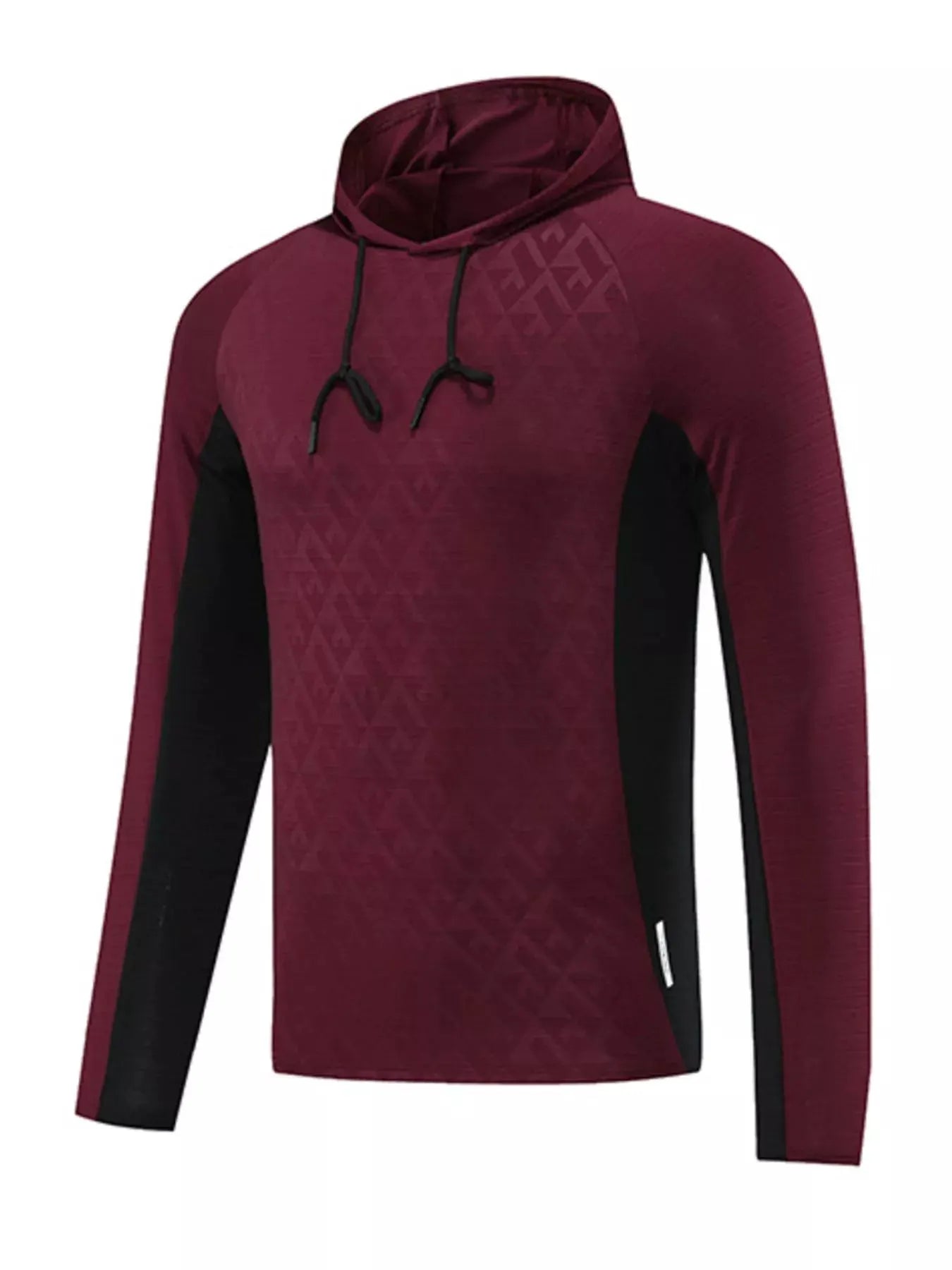 Men's Plus Size Raglan Sleeve Athletic Fit Hoodie by Trendsi