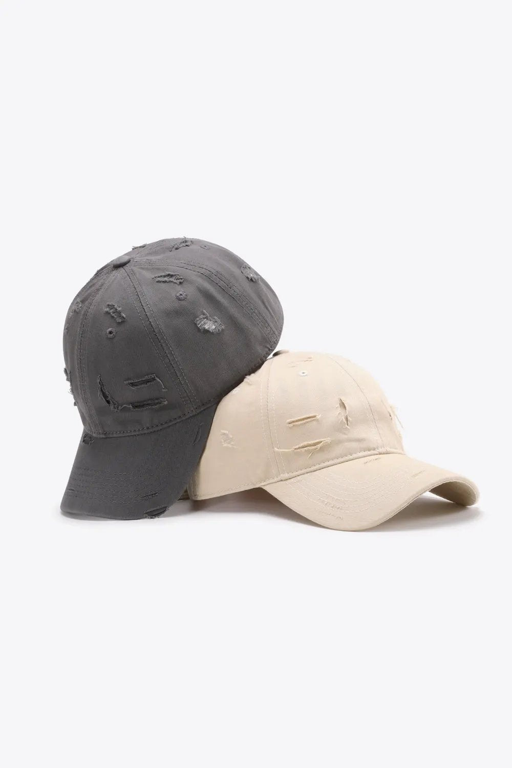 Distressed Adjustable Baseball Cap by Partner Label