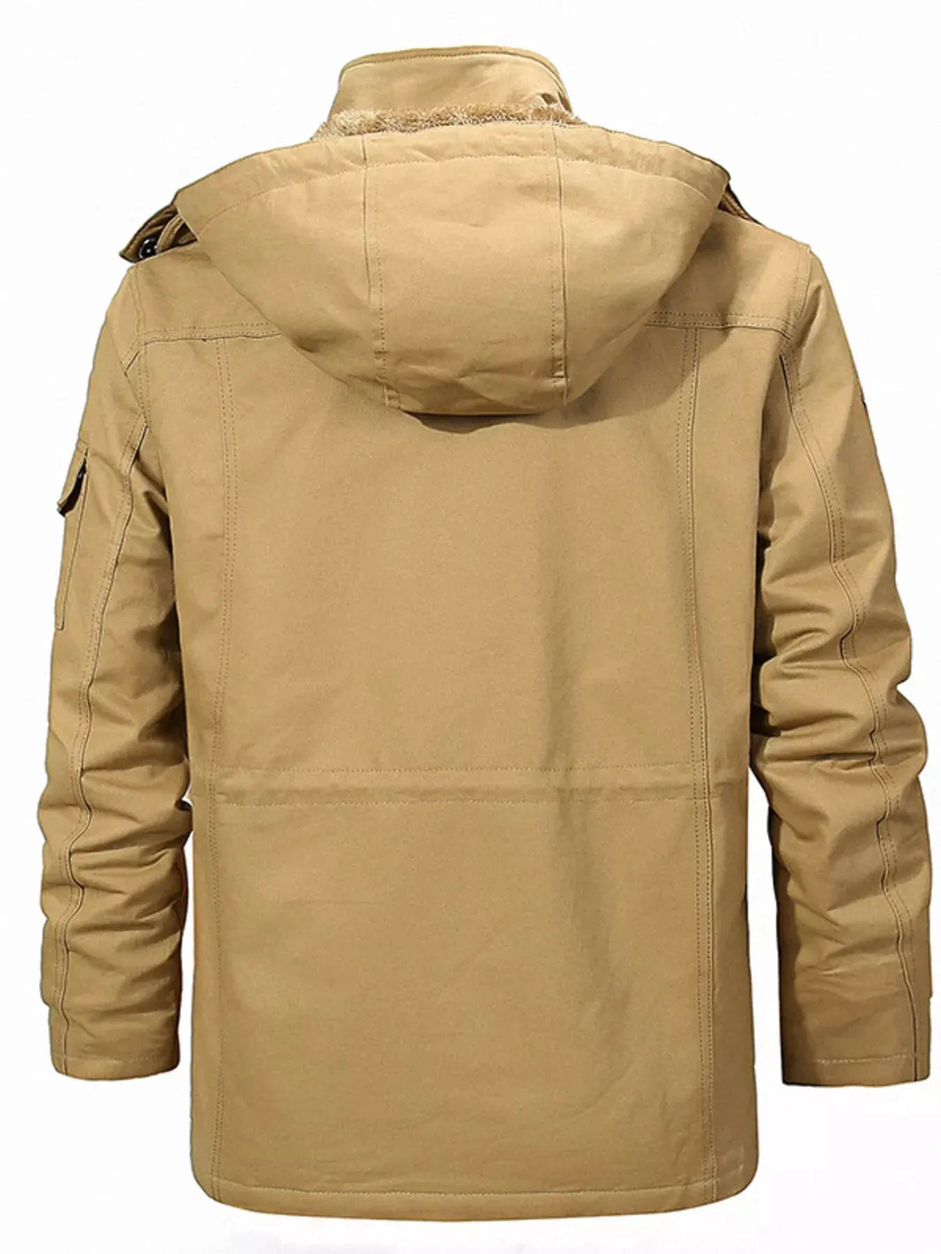 Men's Full Size Zip Up Fleece Lined Jacket Plus Size by Partner Label