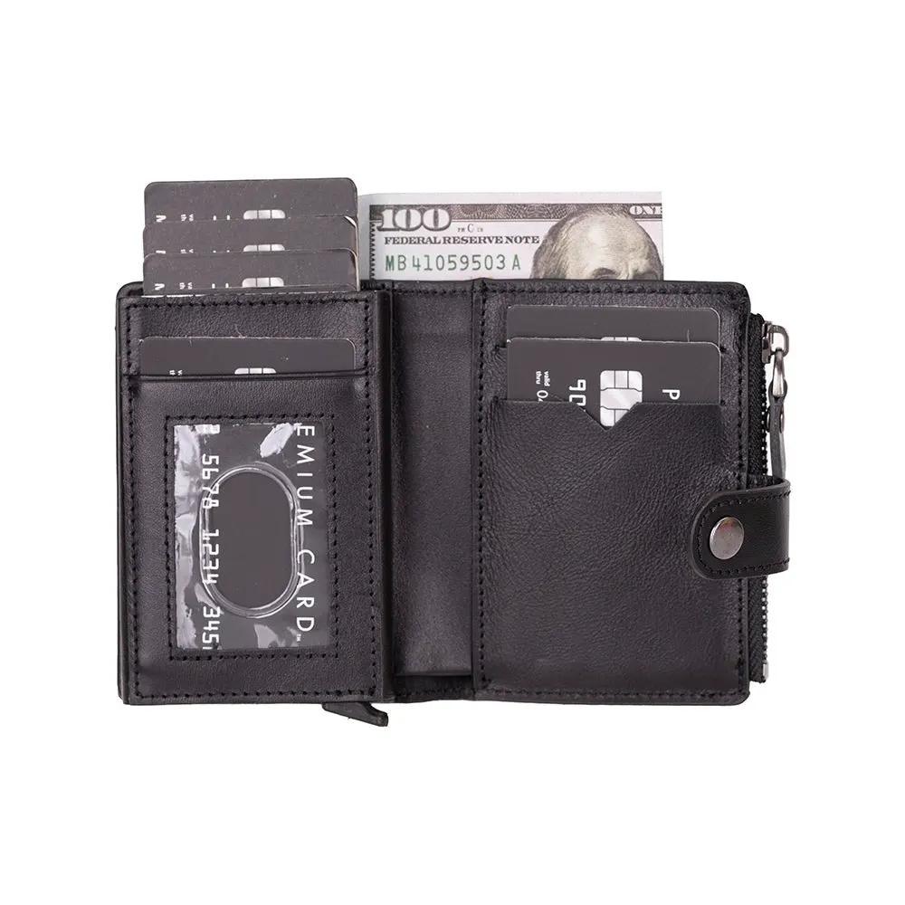 Andalusia Genuine Leather Pop-Up Cardholder with RFID Protection by TORONATA