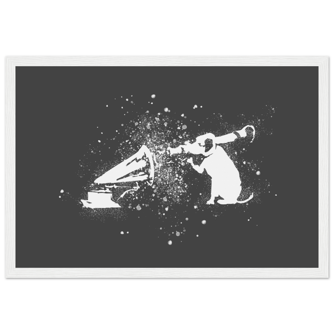Banksy Rocket Dog (His Master’s Voice) street art poster by Art-O-Rama Shop