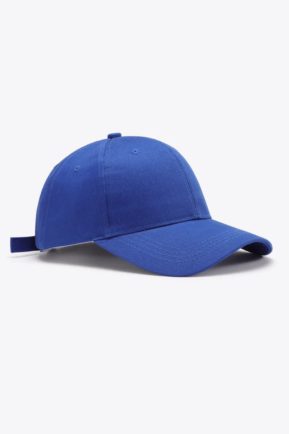 Plain Adjustable Cotton Baseball Cap by Partner Label