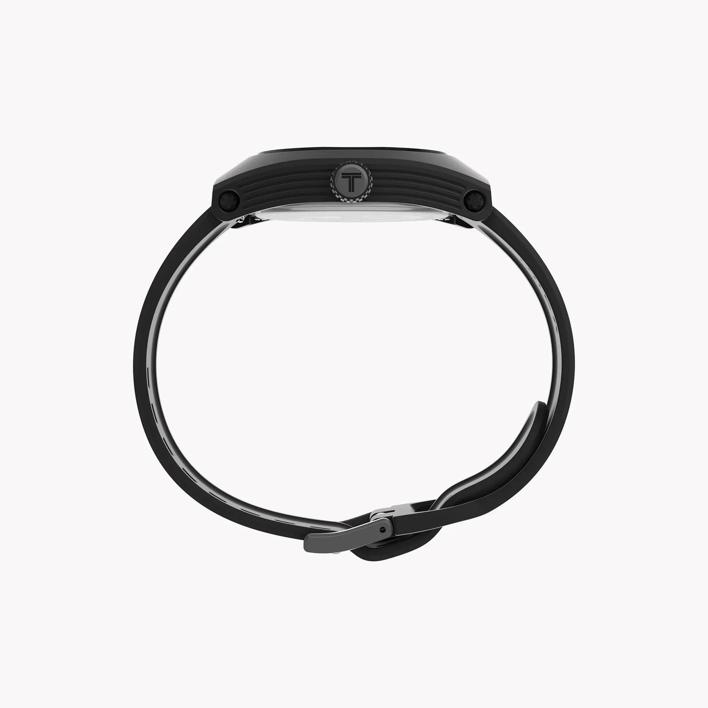 Timex Unisex Eco Ceramic Black Watch, Black Bio-Tpu Strap | Tw2w42100 by TIMEX