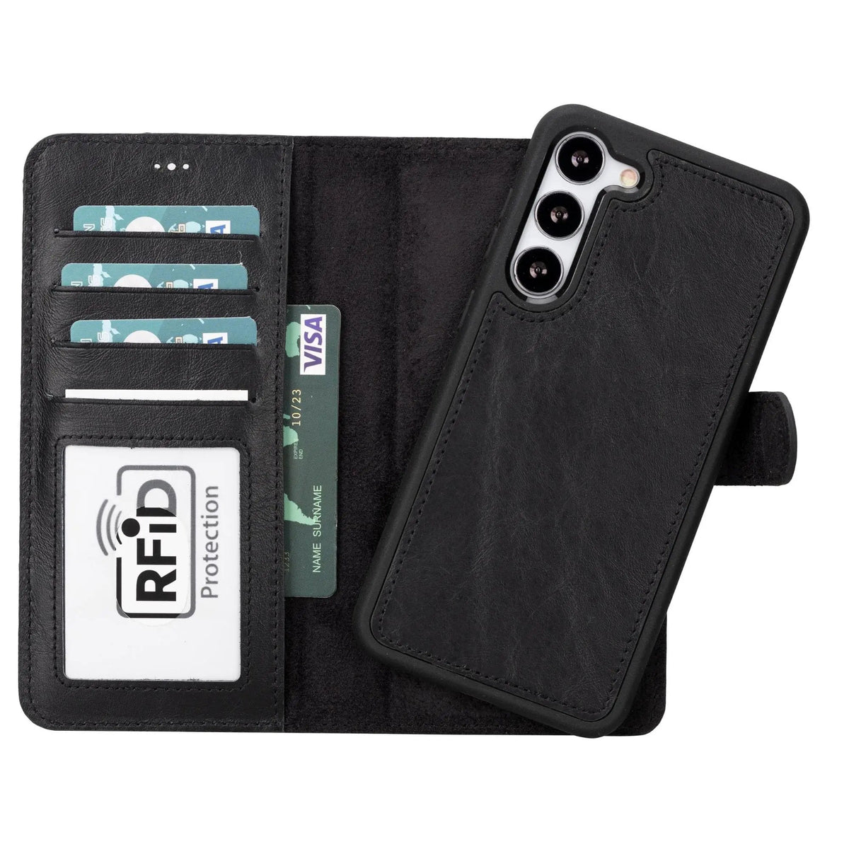 Buffalo Samsung Galaxy S21 Series Detachable Leather Wallet Case by TORONATA