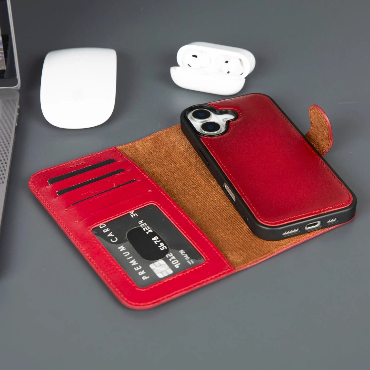 Casper iPhone 17 Leather Wallet Case – MagSafe Compatible by TORONATA