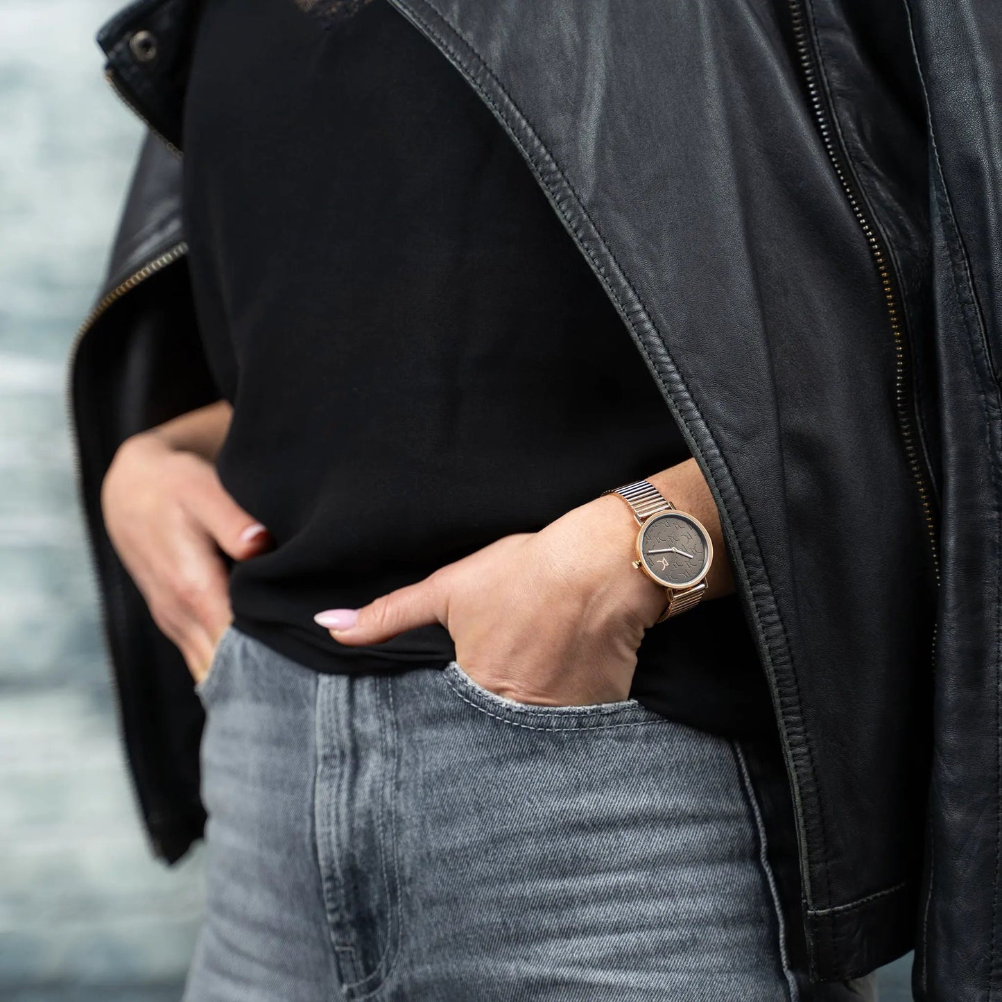 Pierre Cardin Women's Rose Gold Watch, Black Dial | Cbv.1513 by PIERRE CARDIN