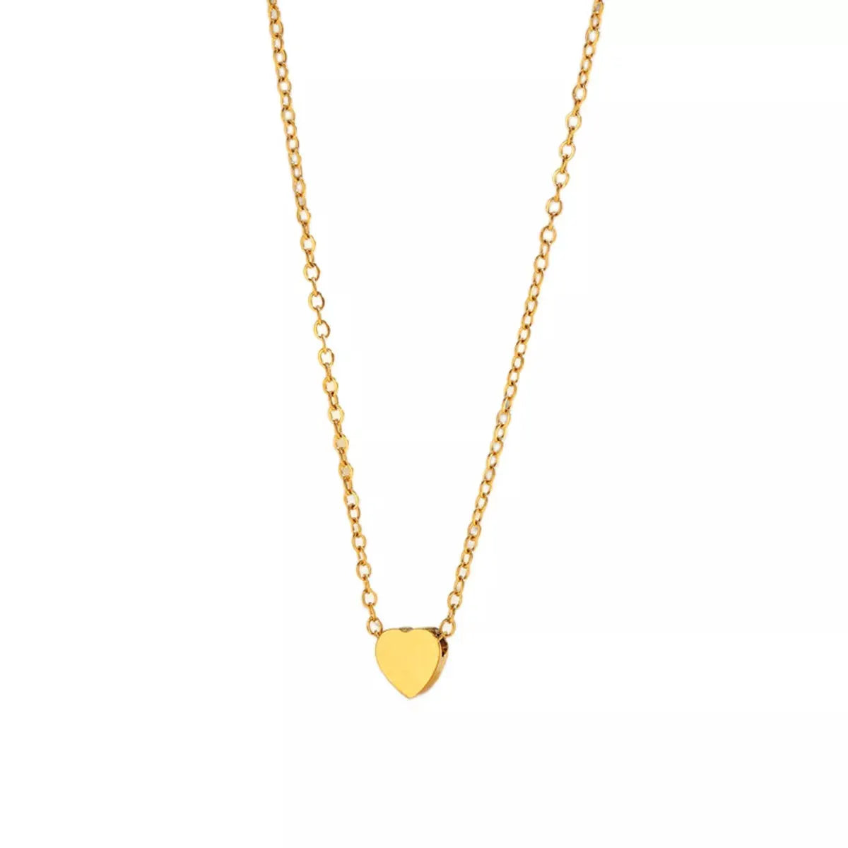 18K Gold-Plated Heart Pendant Necklace by Partner Labels