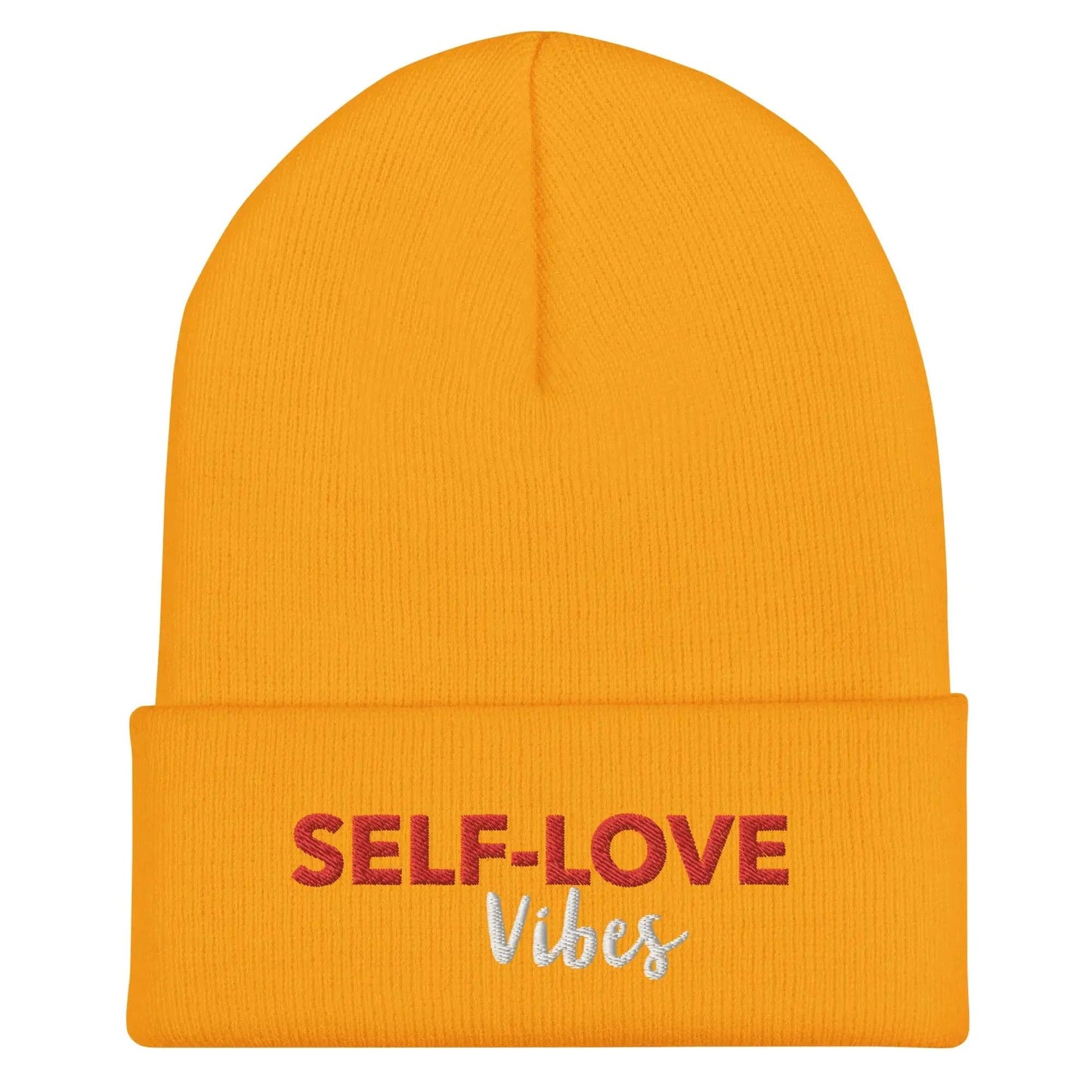 SELF- LOVE VIBES Cuffed Beanie by Maiden-Art