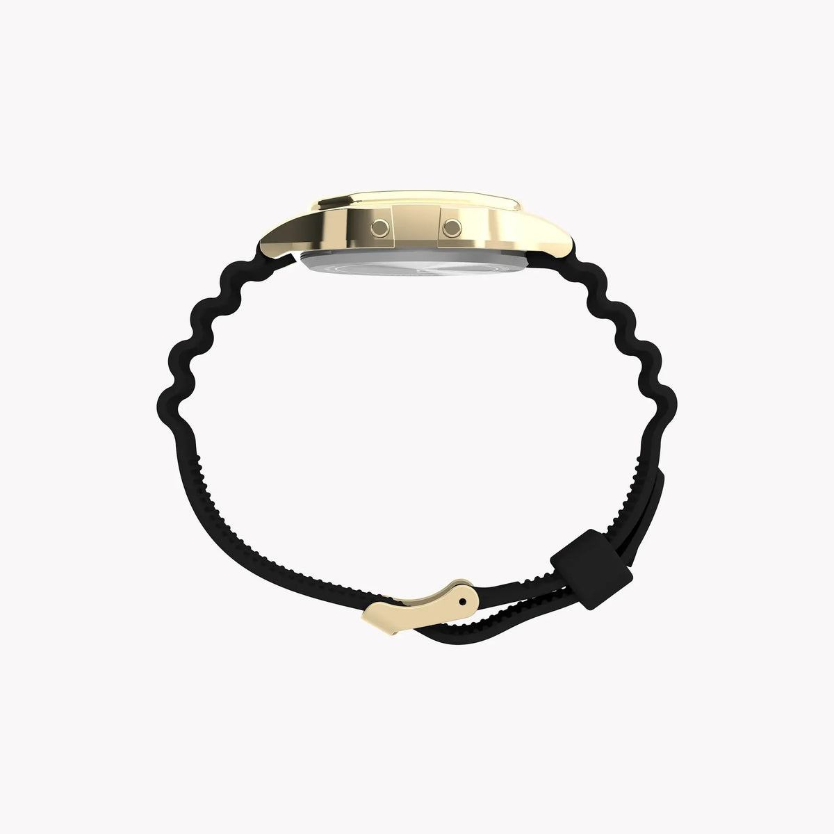 Timex Unisex Gold Tone Resin Strap, Black Lens | T80 by TIMEX