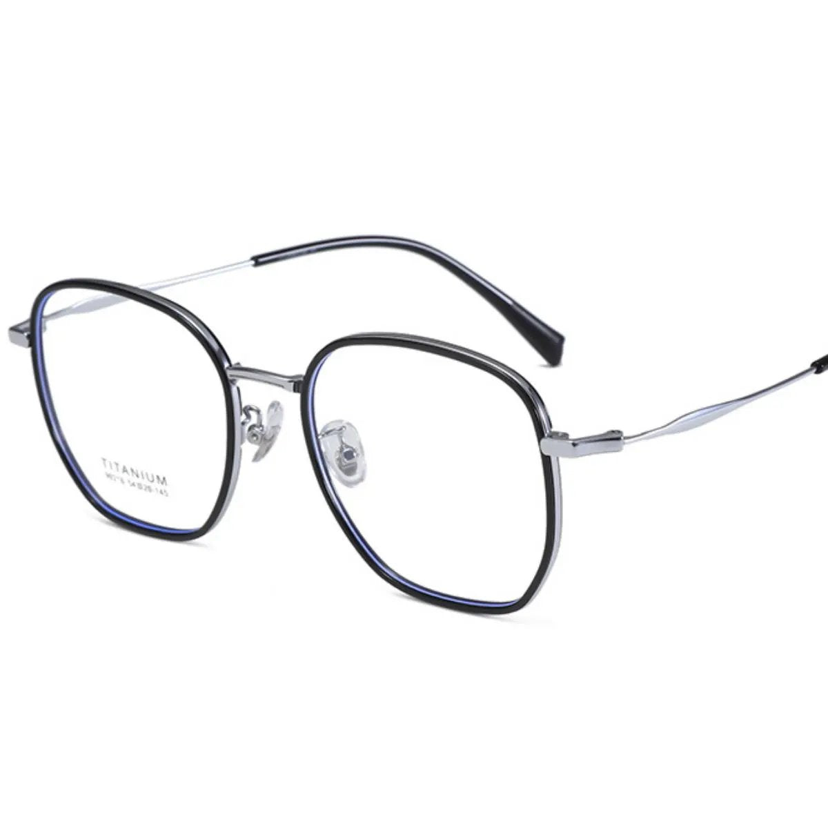 Oversized Polygon Frame Glasses by Equanimity Essence