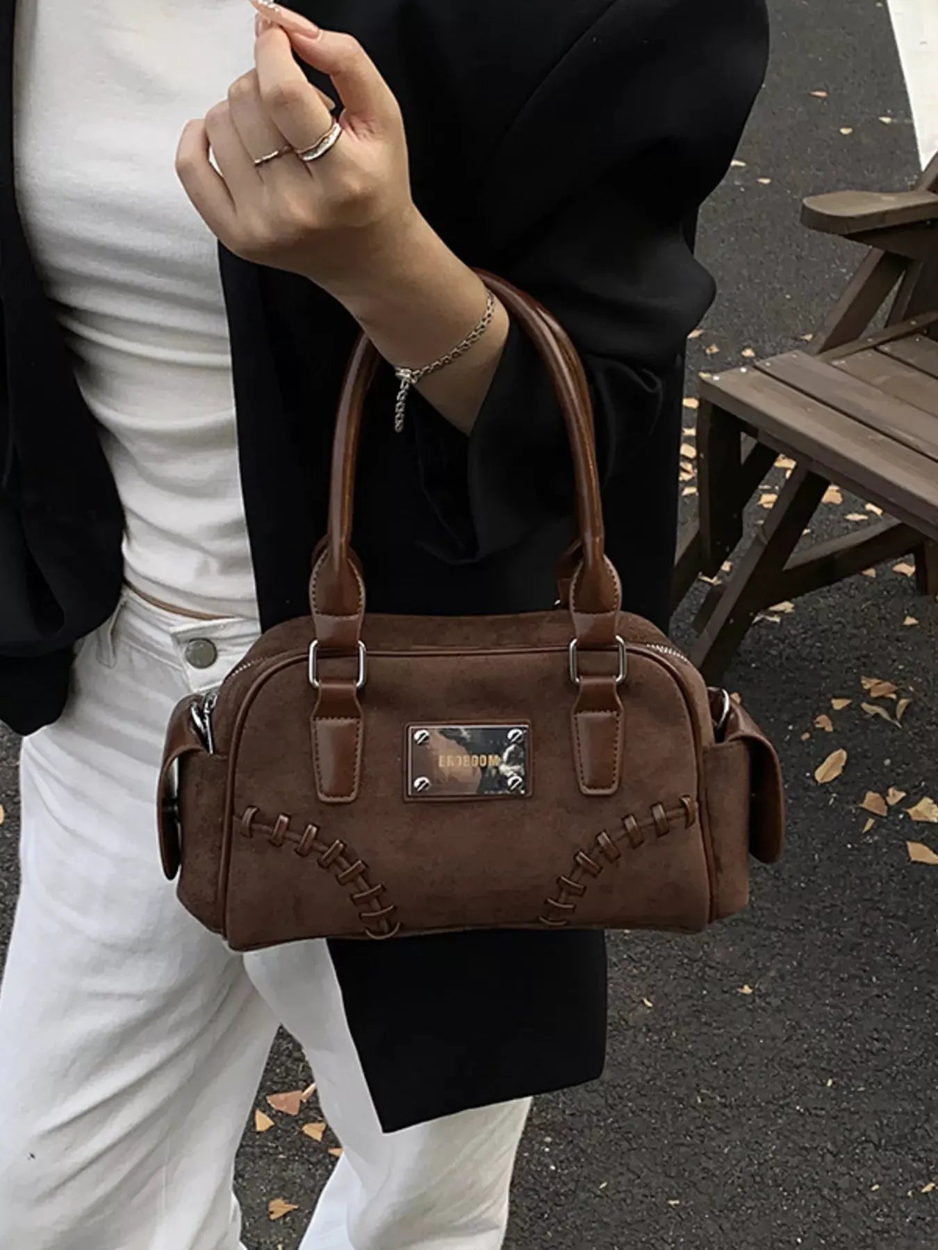 Vintage Top Handle Crossbody Bag by Partner Label