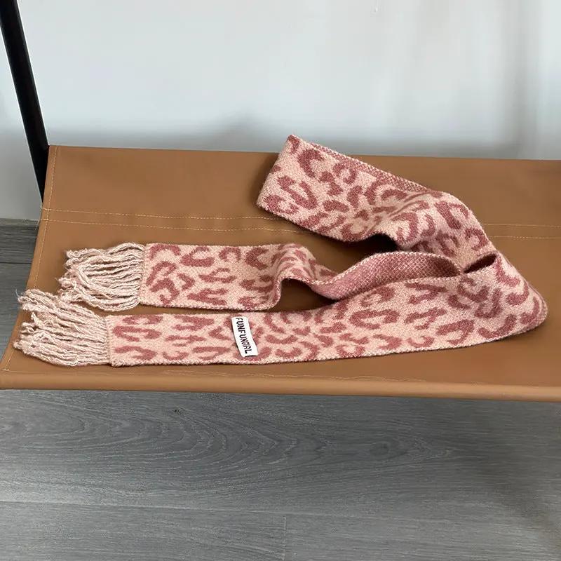 Korean Style High-grade Wool Knitted Small Scarf by Maiden-Art