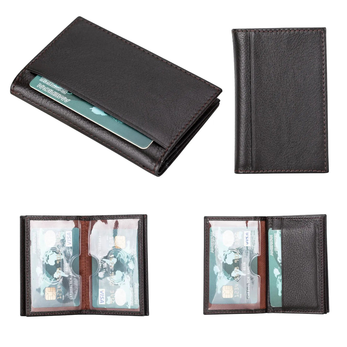 Denver Luxury Full-Grain Leather Cardholder for Men by TORONATA