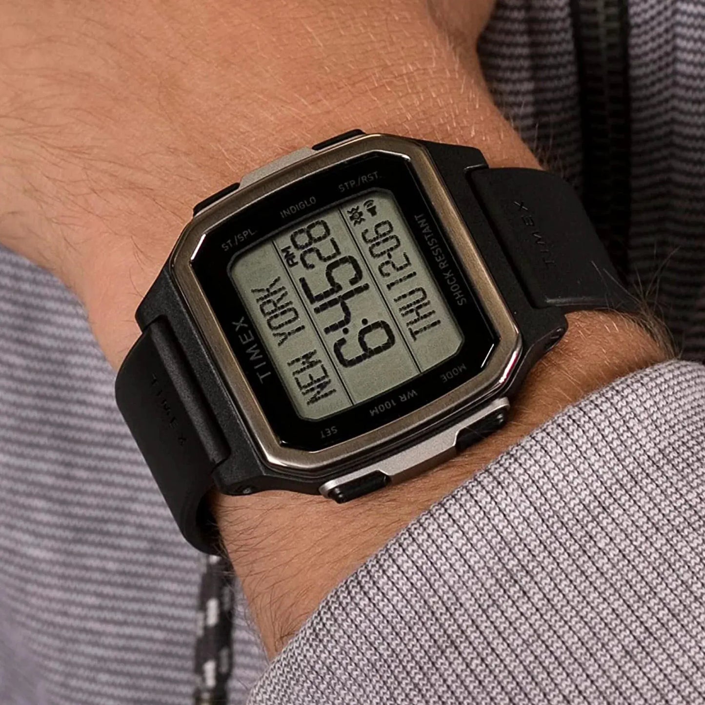Timex Men's Black Silicone Watch, Digital Dial | Tw5m29000 by TIMEX