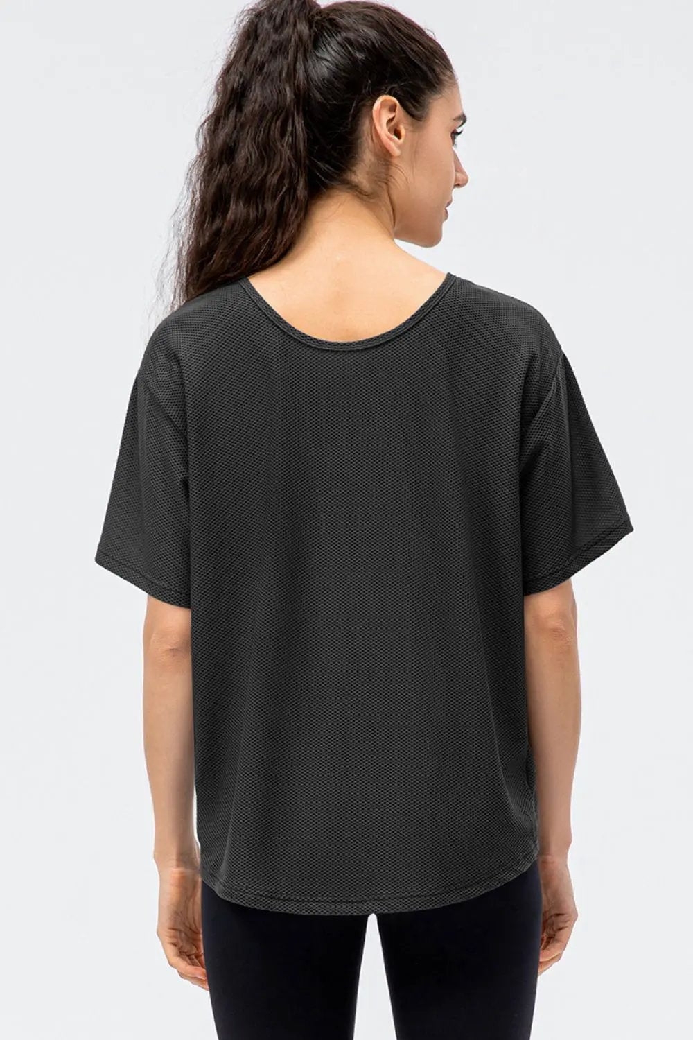 Round Neck Short Sleeve Active Tee by Partner Label