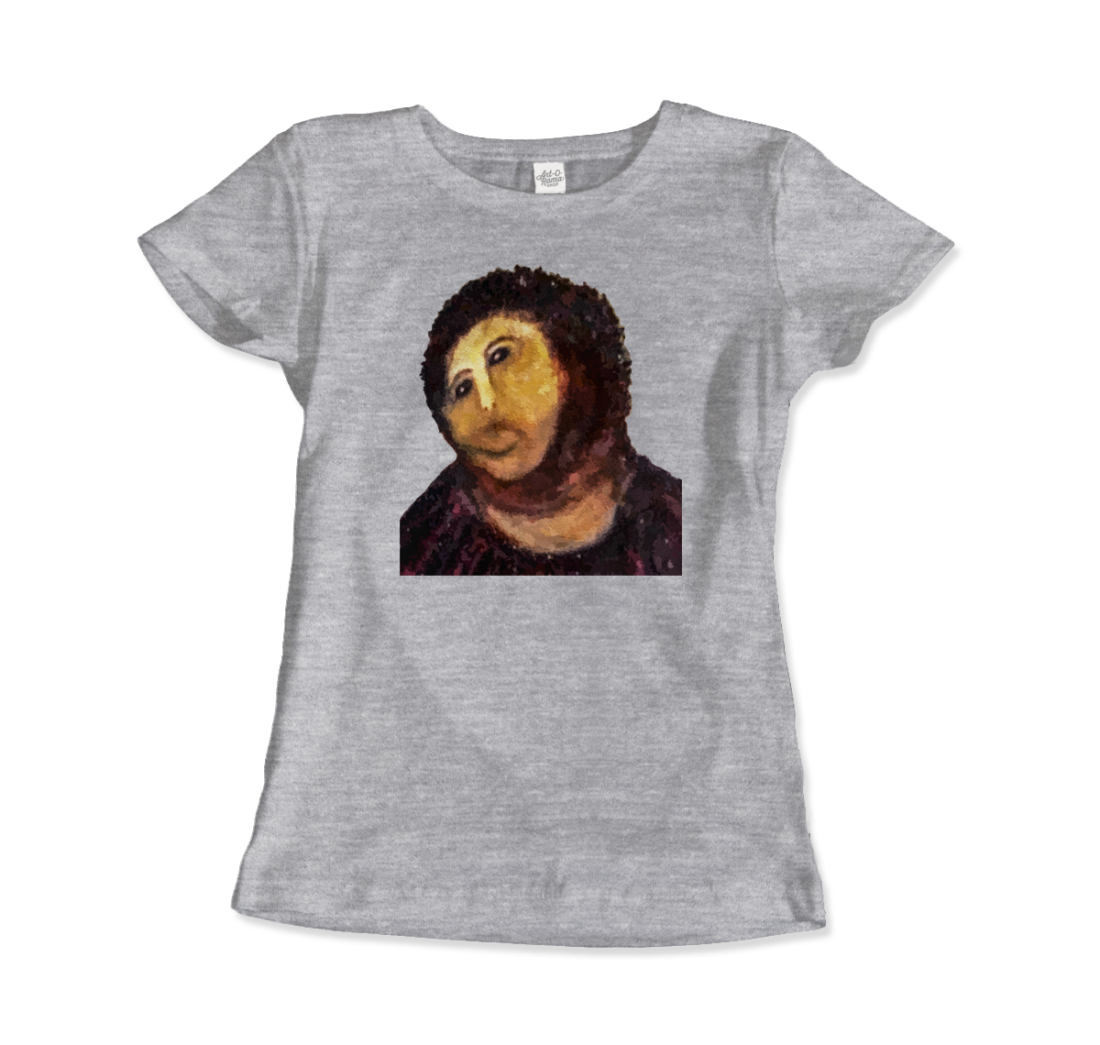 Ecce Homo (Behold the Monkey Ecce Mono) art t-shirt by Art-O-Rama Shop