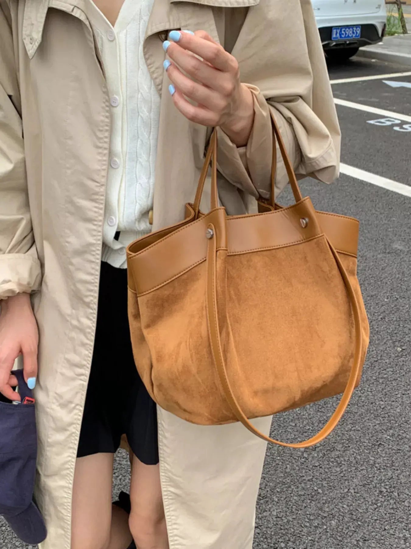 Lightweight Classic Color Tote Bag by Partner Label