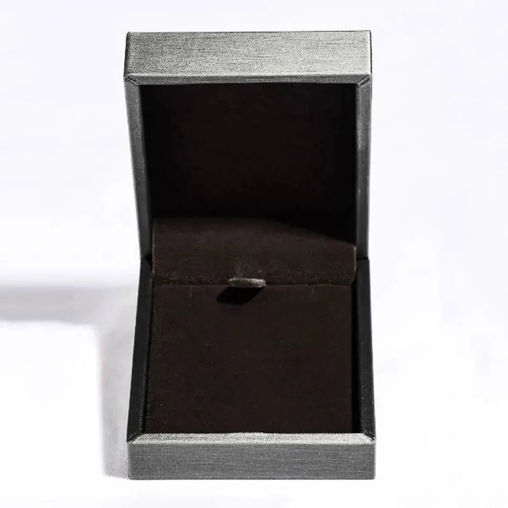 1 Carat Moissanite 925 Sterling Silver Necklace by Partnel Label