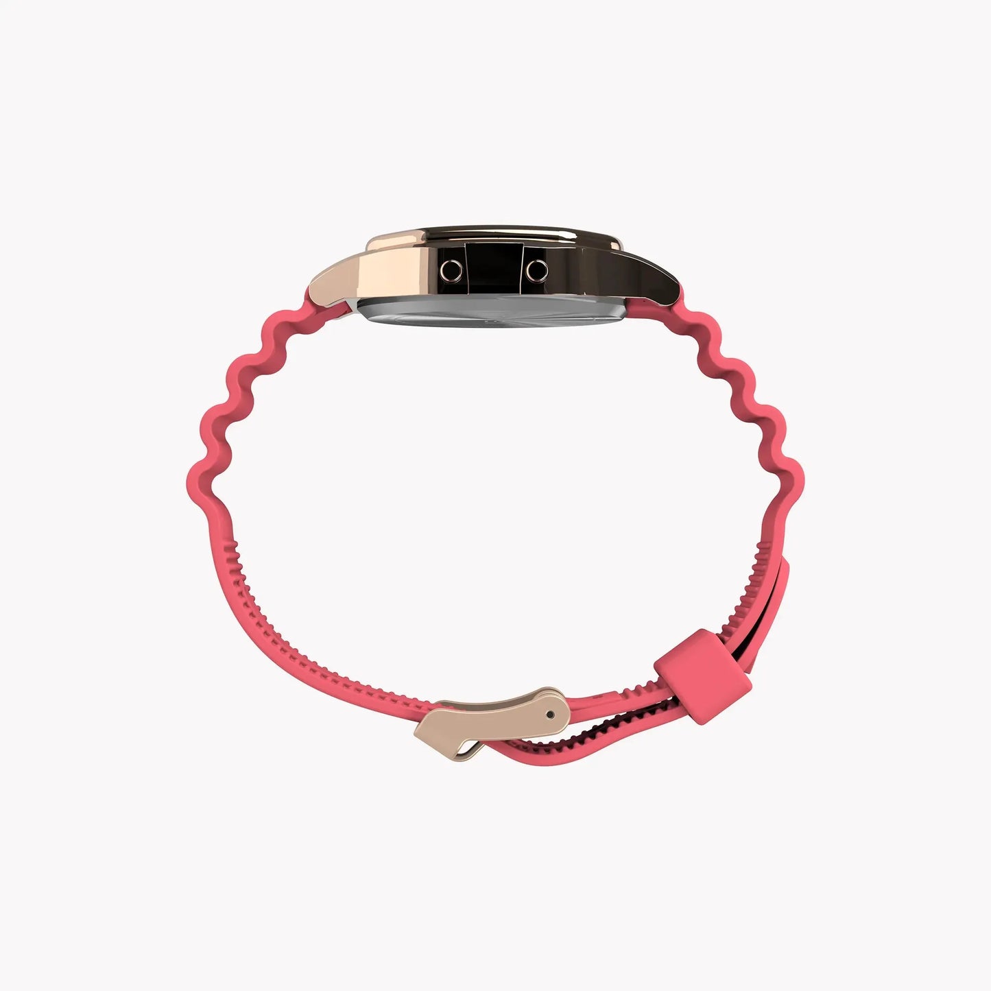 Timex Unisex Rose Gold & Pink Resin Strap Watch | T80 by TIMEX
