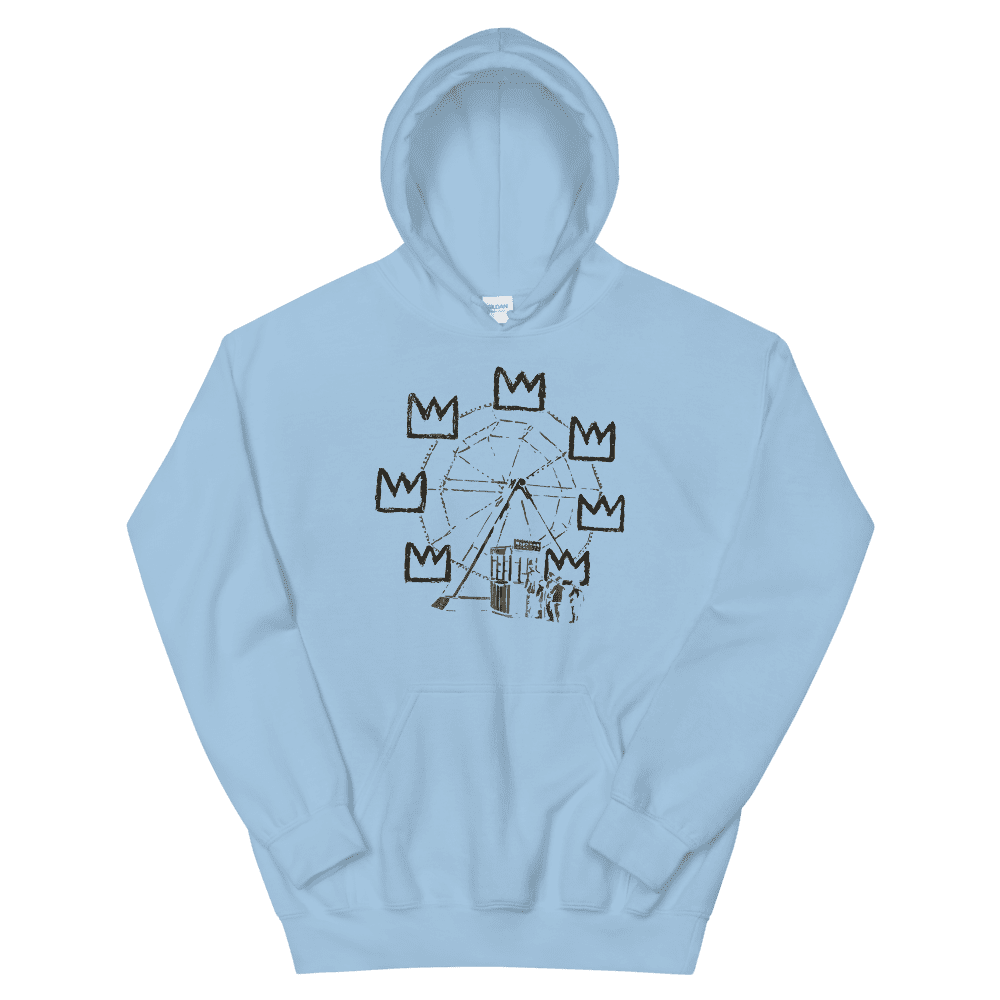 Banksy Ferris Wheel Artwork Unisex Hoodie by Art-O-Rama Shop
