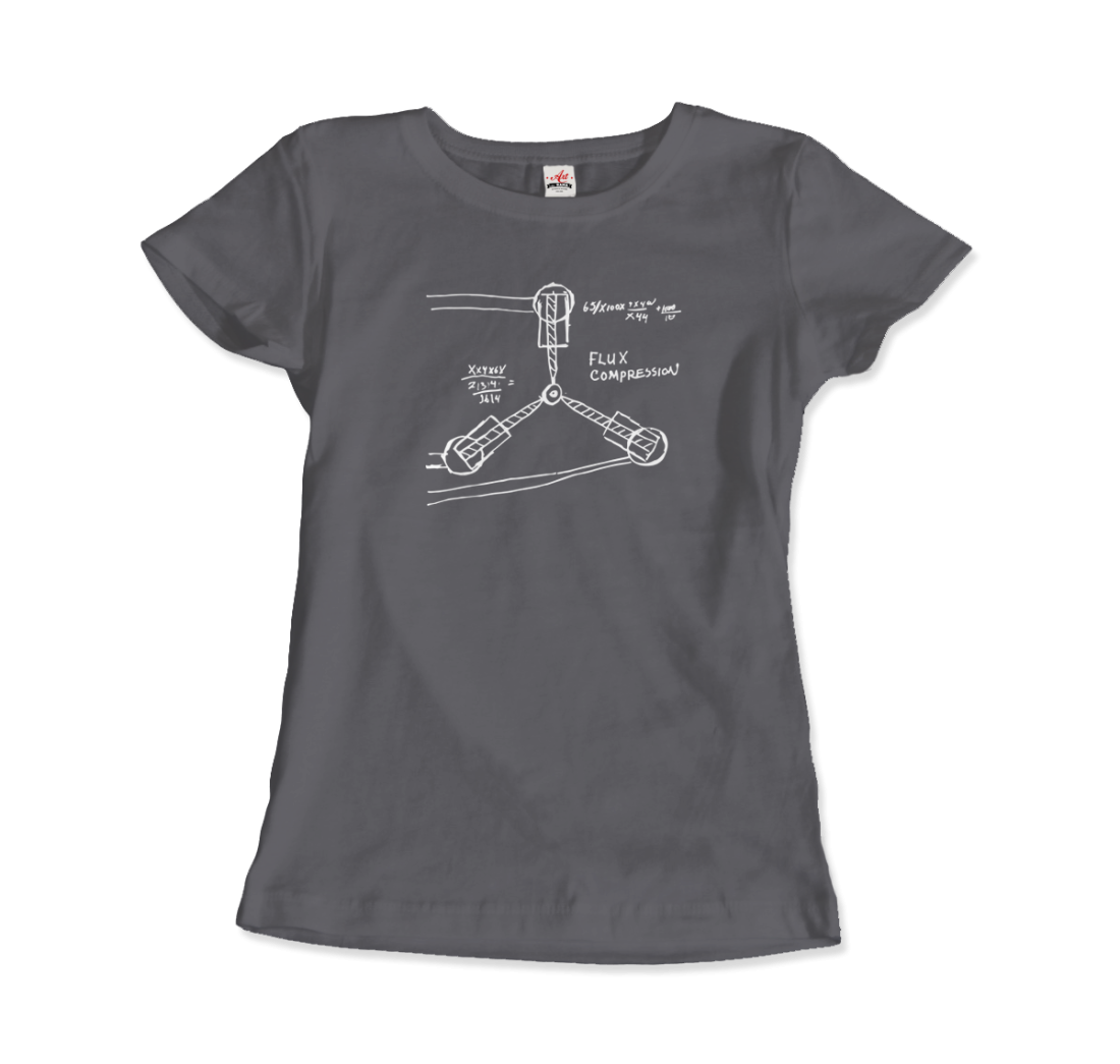 Flux Capacitor Sketch from Back to the Future t-shirt by Art-O-Rama Shop