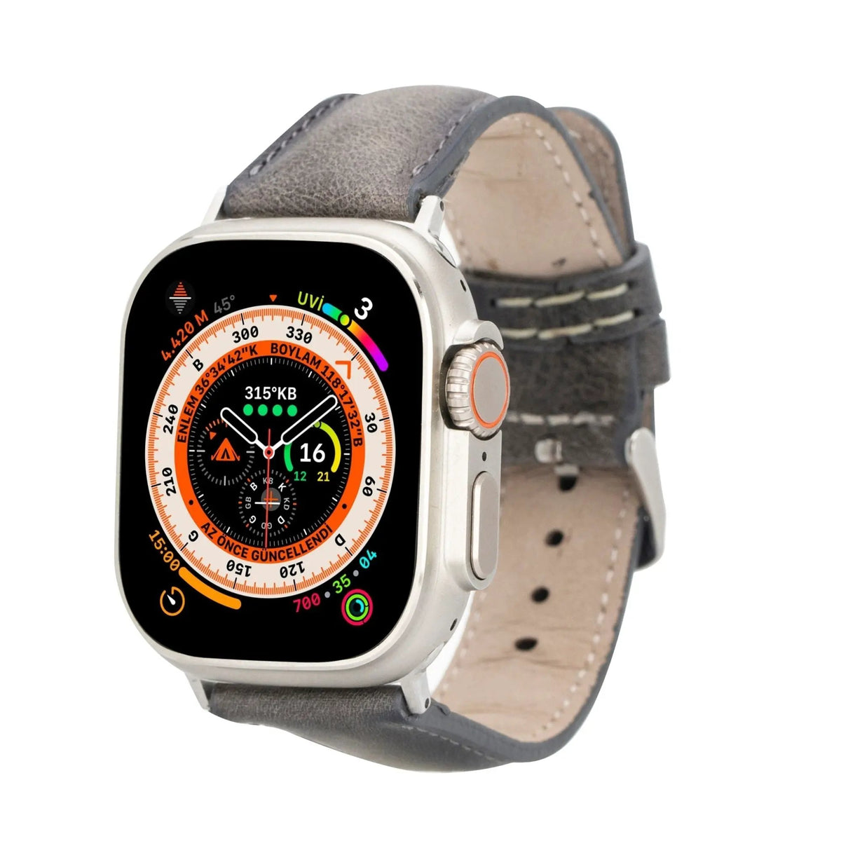 Guernsey Leather Bands for Apple Watch 9, Ultra 2 & SE by TORONATA