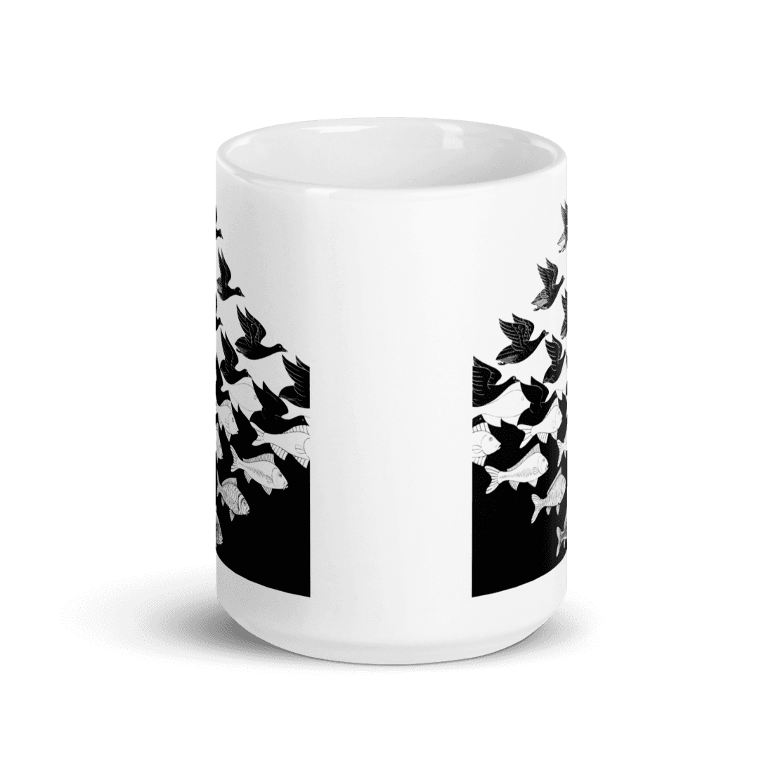 MC Escher Sky and Water I Art Mug by Art-O-Rama Shop