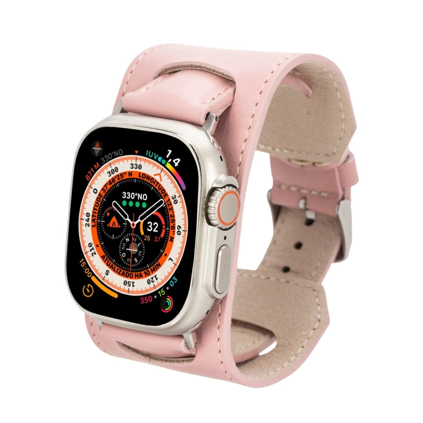 Moorcroft Cuff Leather Bands for Apple Watch by TORONATA