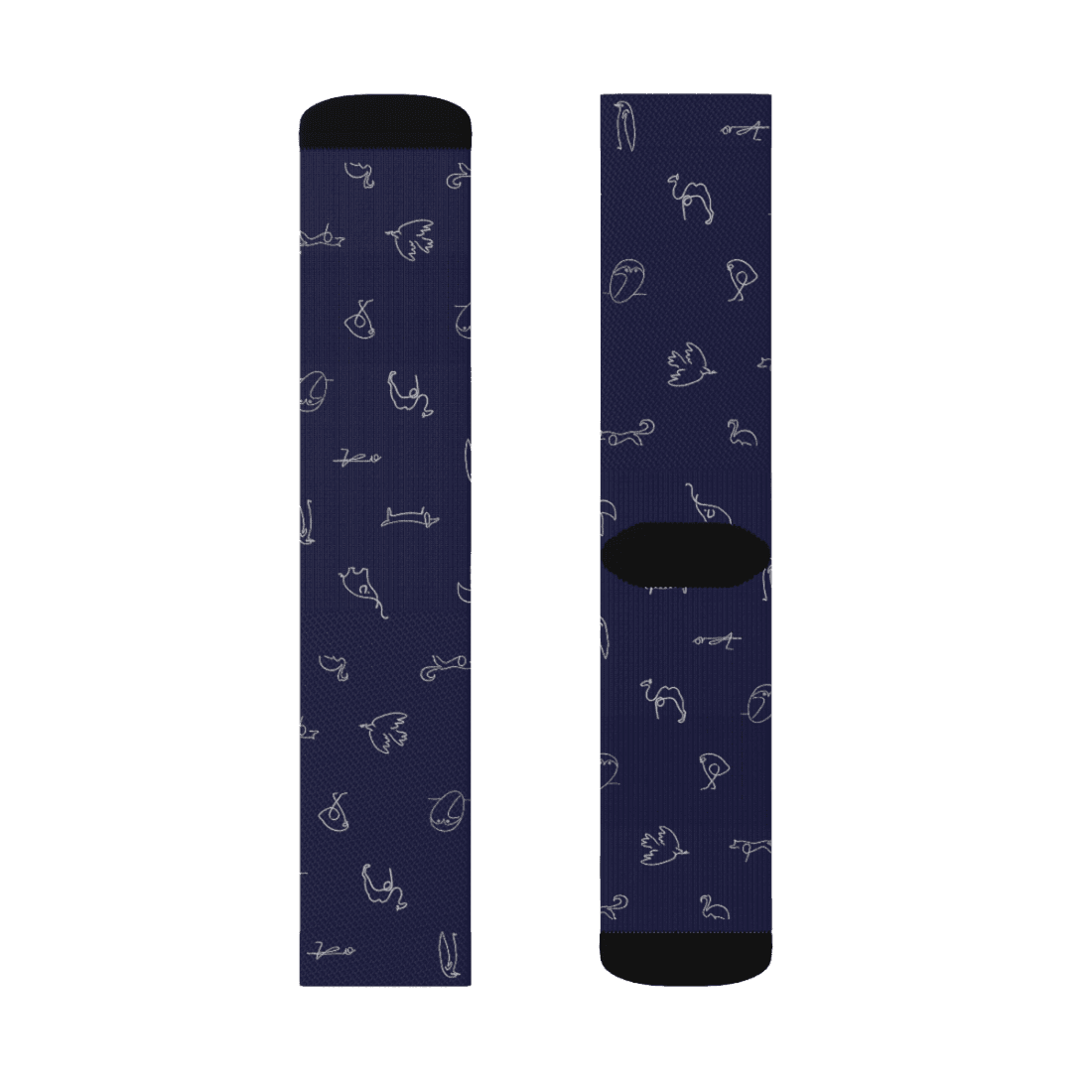 Pablo Picasso Animals Pattern Artwork Socks by Art-O-Rama Shop